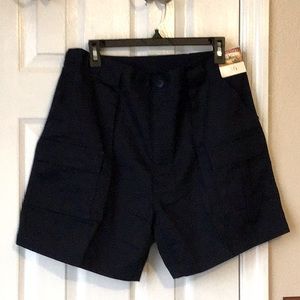 Men’s Weekender Navy Traders Shorts size 36 NWT Cargo pockets